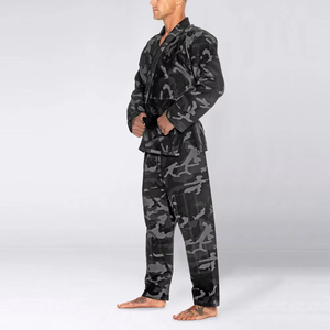 Kimono de BJJ con Cuello Reforzado, Costuras Resistentes, Ligero, de Secado Rápido, Diseño Camuflado - Product Image 3