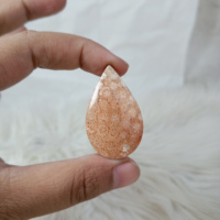 Vente en gros de pierres précieuses naturelles de jaspe d'Indonésie de haute qualité, polies, en forme de cabochon, artisanat, cristal de guérison, 30-50 mm