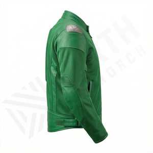 Veste de moto en cuir véritable pour homme de qualité supérieure, nouvelle arrivée, vestes de moto d'hiver, protections amovibles, personnalisables - Product Image 3