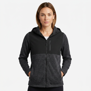 <b>Men's</b> <b>Hooded</b> Fleece <b>Jacket</b> Solid Color Zipper Casual Windproof Autumn Wear Regular Fit Polyester Material - Product Image 6