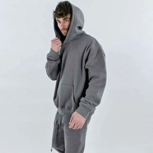 Sweat à capuche unisexe en molleton 100 % coton respirant, doublé pour l'hiver, 500 GSM, avec logo personnalisé brodé et imprimé numériquement – Vente en gros de qualité supérieure - Product Image 4