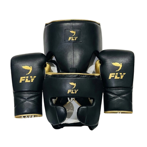 Nuevo Set de Boxeo de Cuero Duradero Personalizado 2026 para Entrenamiento y Competición de MMA/Kickboxing, Transpirable y Protector - Product Image 1