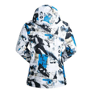 Combinaison de ski unisexe grande taille imperméable - Tex coupe-vent chauffante avec fermeture éclair, évacuation de l'humidité, isolée pour le snowboard et l'hiver - Product Image 4