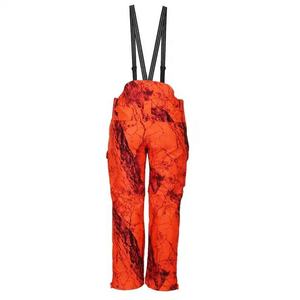 Pantalon de chasse camouflage orange pour homme avec bretelles réglables, imperméable, softshell, pour l'extérieur, vêtements d'hiver - Product Image 3