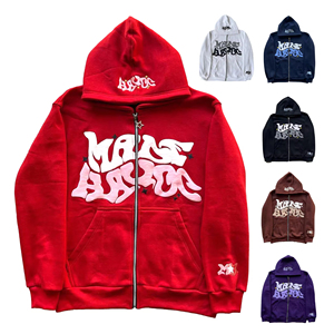 Sweat-shirt à capuche surdimensionné pour femme, personnalisé en couleur et logo, tissé pour l'hiver, avec badge, couleur unie - Product Image 5
