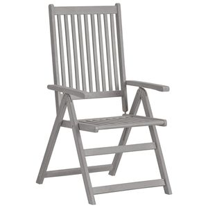 2pcs Solid Acacia <b>Wood</b> Patio <b>Reclining</b> <b>Garden</b> <b>Chairs</b> with Cushions - Product Image 3