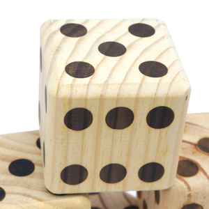 Dés en bois naturel faits à la main en noyer, olive, cerisier et érable, dés de jeu, dés de Ludo - Product Image 6