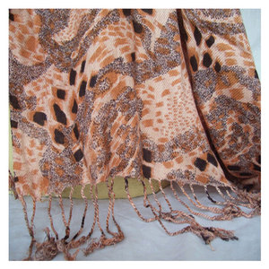 Premium Animal Print 100% Viscose Stole Shawl for Women Soft Lightweight Viscose Screen Print Butterfly <b>Scarf</b> Fashion Wrap - Product Image 4