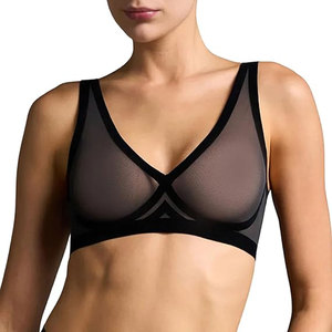 เสื้อชั้นในออกกำลังกายสำหรับผู้หญิง Solid Trader Ergonomic Seamless Gym Top ระบายอากาศได้ดี แห้งเร็ว ป้องกันกลิ่น พรีเมียม ผลิตจากผ้าตาข่าย - Product Image 4