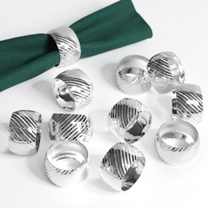 Anillo de Servilleta Metálico Contemporáneo Diseñado para Hogares Modernos, que Realza el Estilo de la Mesa con Líneas Limpias y Acabado Premium - Product Image 6