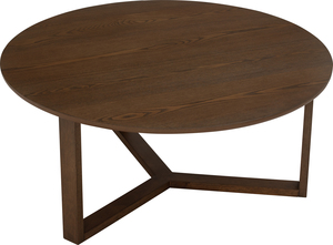 Durable Contemporary Malaysian Oak <b>Leg</b> MDF Ash Veneer Top Minimalist <b>Coffee</b> <b>Table</b> <b>for</b> Home Furniture Living Room Office - Product Image 3