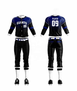 Maillots de baseball personnalisés OEM pour équipes, respirants, à séchage rapide, ensembles uniformes par sublimation numérique avec pantalon - Product Image 6