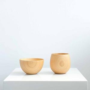 Petit bol rond en bois d'acacia massif pour salade et soupe, bol jetable en bambou, bol à smoothie en forme de bateau - Product Image 5