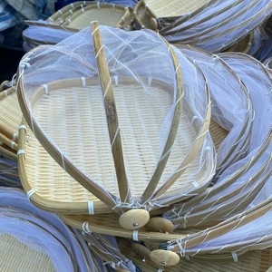 Mejor Precio: Cubierta de Bambú para Alimentos, Malla de Bambú, Cesta de Bambú para Lavar, Productos de Bambú Tejido de Vietnam, Cesta de Almacenamiento con Rejilla - Product Image 5