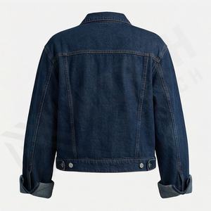 Nuevo logotipo personalizado Diseño elegante Fácil de usar Chaquetas de hombre, chaquetas de hombre, chaqueta para hombre Chaqueta de mezclilla de tendencia Hombres - Product Image 2