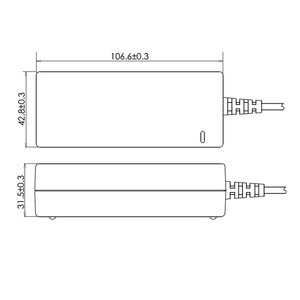 Adaptateur secteur de bureau 24W 13V 1.85A AC DC IEC320 C8 - Product Image 3