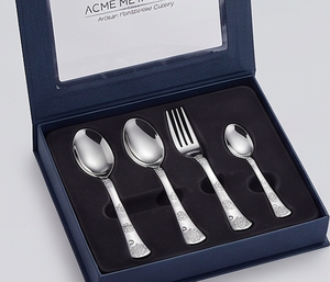 Ensemble de couverts en acier inoxydable à finition miroir, motif floral en relief, compatible lave-vaisselle, idéal pour la maison, les restaurants et les banquets - Product Image 4
