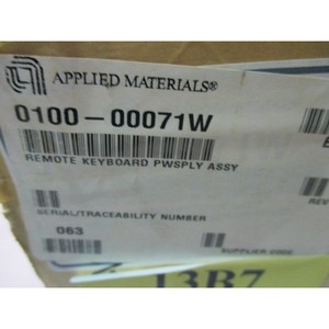 ชุดจ่ายไฟคีย์บอร์ดแบบรีโมท AMAT 0100-00071 - อุปกรณ์และอะไหล่เซมิคอนดักเตอร์ระดับโลกที่เชื่อถือได้ - Product Image 1
