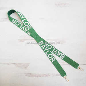 สายกระเป๋าลูกปัด Mystics Time ลดราคา สายลูกปัด LUS สีม่วงและสีทอง ลายปักแบบ Louisiana Collegiate - Product Image 5