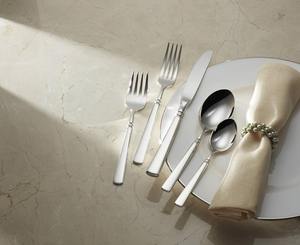 Ensemble complet de fourchettes en argent simple, parfait pour les restaurants, hôtels, cafés, services de traiteur et la mise en place de tables professionnelles, en provenance d'Inde. - Product Image 2