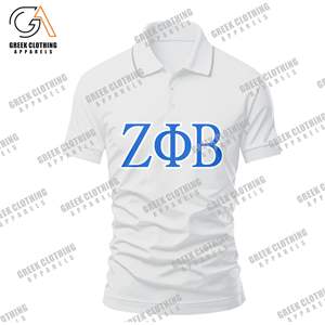 Camisetas Polo Zeta Phi Beta al por Mayor, Ropa de Sororidad, Jersey de Algodón de Alta Calidad, Transpirable, Ropa Griega de Verano - Product Image 4