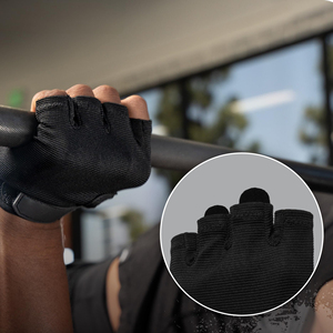 Wholesale Weightlifting Gloves Integrated Wrist Wrap Support Gym Training Mitts Non <b>Slip</b> Powerlifting Fitness Bodybuilding Gear - Product Image 2