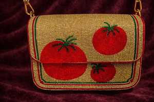 Bolso de mano multicolor con cuentas de cristal, estilo casual, artesanía india hecha a mano, tipo baguette, con cuentas de colores personalizables - Product Image 2