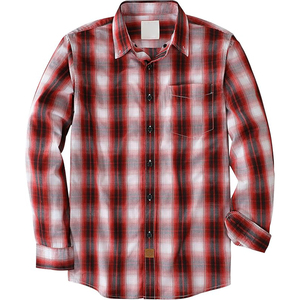 เสื้อเชิ้ตผู้ชายทรงปกติ ผ้าแฟลนเนลพิมพ์ลาย แขนยาว สวมใส่สบาย ไซส์ใหญ่พิเศษ ผ้าฝ้าย 100% สีและโลโก้ปรับแต่งได้ เป็นมิตรต่อสิ่งแวดล้อม - Product Image 1