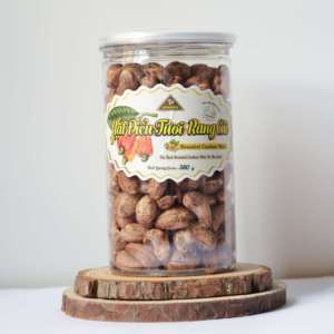 Noix de cajou vietnamiennes bio premium, non décortiquées, torréfiées, W240, en pot rond (scellé aluminium) - Production maison, prix compétitifs - Product Image 3
