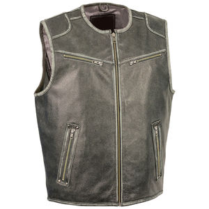 Nouveau design de veste en cuir pour moto, style tendance, veste pour homme réglable et respirante, dernière mode, veste en cuir pour homme sur mesure avec OEM - Product Image 1