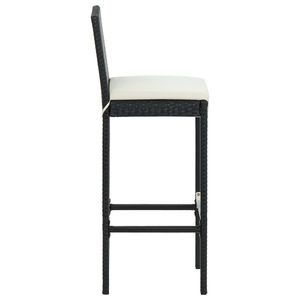 Set of 4 <b>Black</b> <b>Bar</b> <b>Stools</b> - Product Image 5