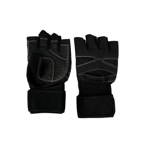 Gants de fitness demi-doigts avec sangle de poignet réglable pour la musculation, la musculation en salle de sport, l'entraînement, pour hommes et femmes, respirants - Product Image 4