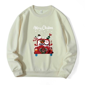 เสื้อฮู้ดลำลองผู้ชายสำหรับคริสต์มาส งานเทศกาลครอบครัว ทรงหลวม ผ้าโพลีเอสเตอร์/คอตตอน สีพื้น ย้อมสีธรรมดา สำหรับฤดูหนาว รับสั่งทำสีตามต้องการ ขายส่ง - Product Image 5