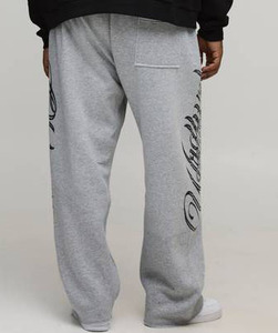 Jogging personnalisés pour hommes imprimés DTF, mélange de coton, pantalons de survêtement de qualité supérieure, tissu respirant et doux, fabrication OEM et ODM - Product Image 5