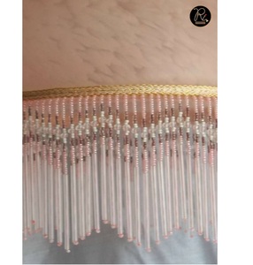 ชุดเดรสสำหรับแต่งพู่ประดับลูกปัดคริสตัลพู่ทำด้วยมือ4" - Product Image 1