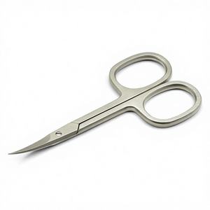 Tijeras de Manicura y Pedicura de Acero Inoxidable con Logotipo Personalizado, Hechas a Mano, con Cuchilla Curva para Cutículas, para Diestros, Concepto de Belleza - Product Image 1