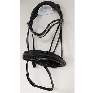 บังเหียนม้าหนังสิทธิบัตรแท้ทนทานผลิตภัณฑ์ขี่ม้าแบบตะวันตกสำหรับการขี่โลโก้ที่กำหนดเอง - Product Image 1