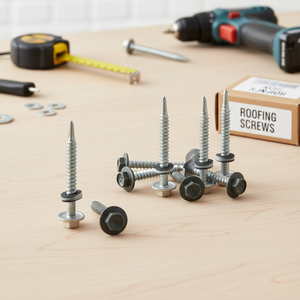 Heavy Duty Galvanized Metal <b>Fasteners</b> - Hex Washer Head Self-Drilling Screws Custom Sizes - Product Image 5