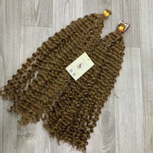 Vente chaude Usine Directe Double Dessiné Vietnamien Raw Kératine Conseils Pré-Collé Bouclés Brun Vagues Kératine Curl Extensions Simple - Product Image 4