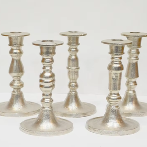 Luxury Recycled Aluminum Candle Holder Set Modern Decorative Metal <b>Candlestick</b> Stand for Home Wedding Table Decor Gift Tabletop - Product Image 4