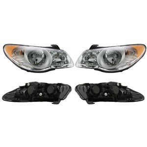ไฟหน้า LED สำหรับเปลี่ยน Hyundai Elantra ปี 2007-2010 ซ้ายและขวา สำหรับรุ่นปี 07 08 09 10 - Product Image 3