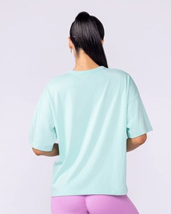 เสื้อยืดผู้หญิง แห้งเร็ว คุณภาพสูง ผ้าฝ้าย 100% เสื้อยืดผู้หญิงแบบเรียบ ระบายอากาศได้ดี แขนสั้น เสื้อยืดผู้หญิง - Product Image 6
