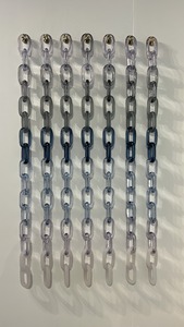 Décoration murale moderne en résine écologique faite à la main, chaîne de maillons personnalisée, objet décoratif suspendu pour la maison - Product Image 6