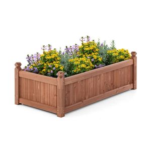 Fioriera Rettangolare 46 X 24 X 16 Pollici con Fori di Drenaggio, Vasi e Contenitori per Fiori per Giardino e Prato - Product Image 4