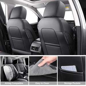 Fundas de Asiento de Cuero Sintético Resistentes al Agua GXT Fit Premium para Chevy Equinox 2017-2022 - Product Image 2