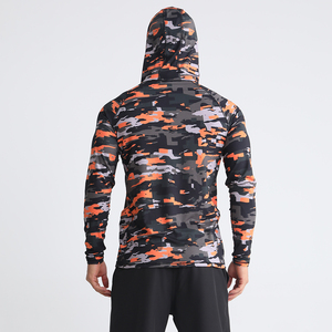 <b>Men's</b> Long Sleeve Pullover Fishing Hoodie with Quick Dry Technology 100% Polyester UPF 50+ for All Season Comfort - Product Image 3