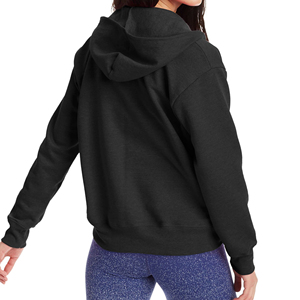 Sweat-shirts à capuche zippés personnalisés pour hommes et femmes, en molleton de coton premium, fabrication OEM ODM, vêtements en gros pour femmes - Product Image 3