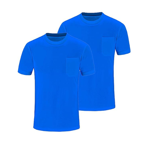 เสื้อยืดผ้าฝ้ายสำหรับงานก่อสร้าง เสื้อยืดโพลีเอสเตอร์สำหรับงานนิรภัย - Product Image 4