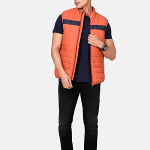 <b>Sleeveless</b> Puffer Men's <b>Jackets</b> Warm Padded Vest Style Winter Outerwear Lightweight Insulated Body Warmer Wholesale Puffer Vest - Product Image 1