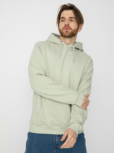 Sweat-shirt à capuche vert clair pour homme, coupe classique, en coton French Terry, décontracté, avec poche avant, pour l'hiver, service OEM rapide - Product Image 2